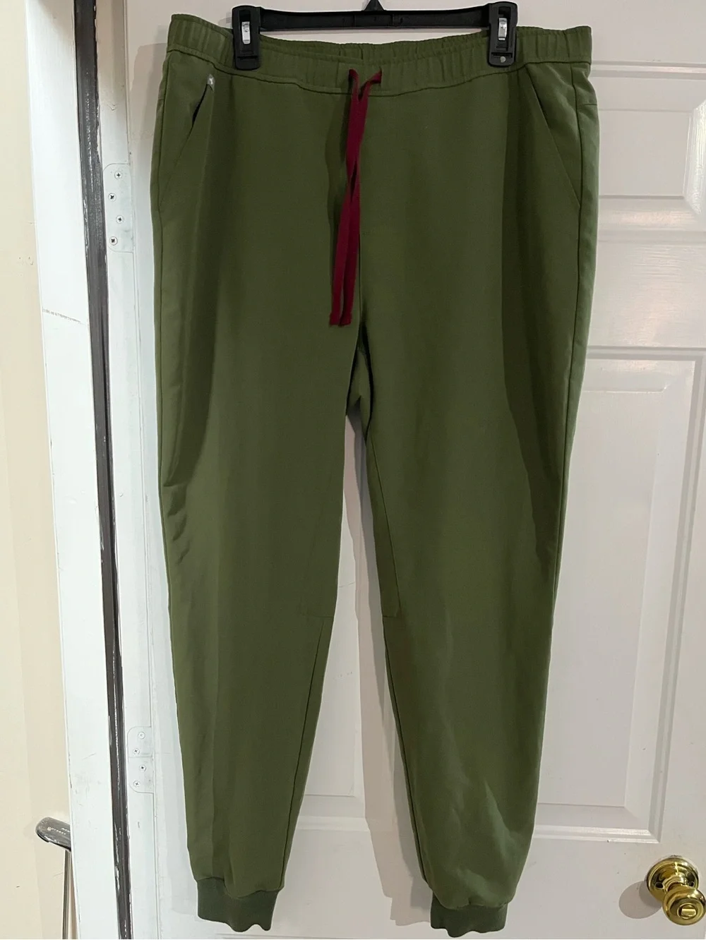 Figs Tansen Jogger Scrub Pants, Olive Green, Sz XL